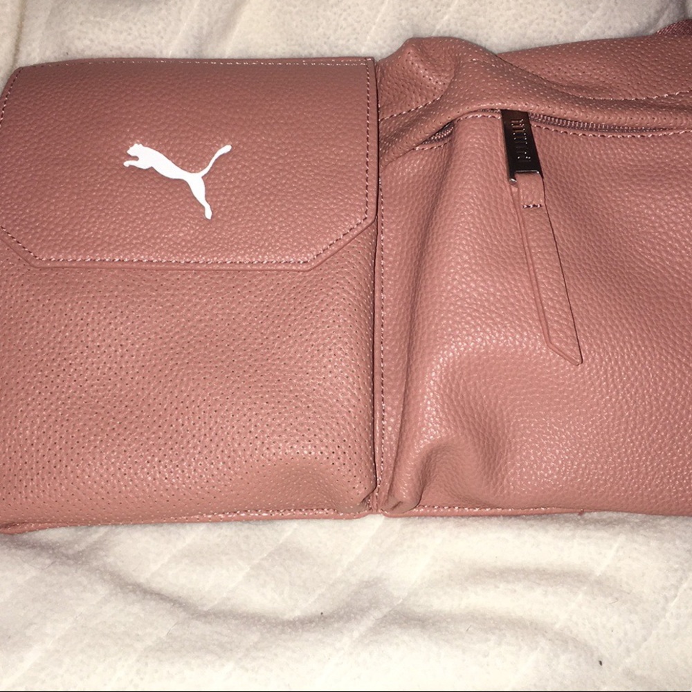 New cream pink color Puma Cameron hip sack
